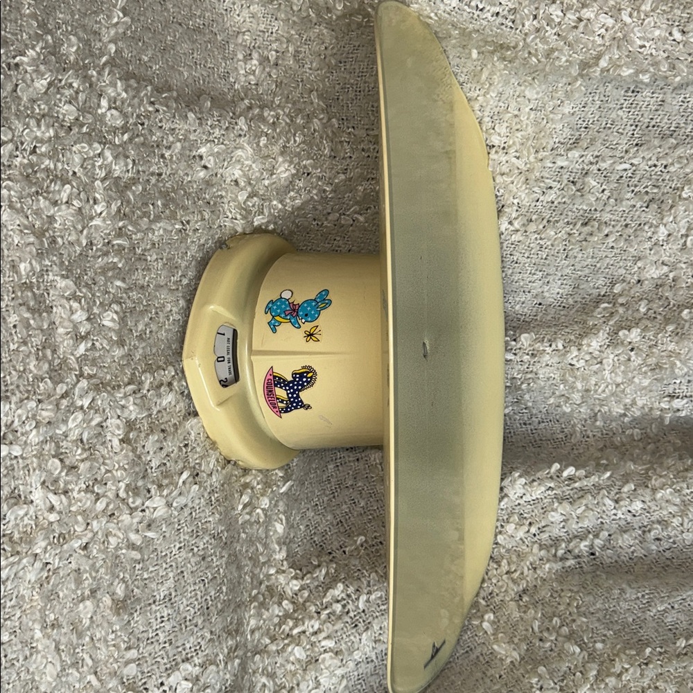 Vintage 1950s Counselor Yellow Baby Scale